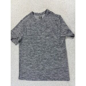 Leg3nd‎ BREATE Short Sleeve Performance Crew Tee Shirt (Men's Large) Gray